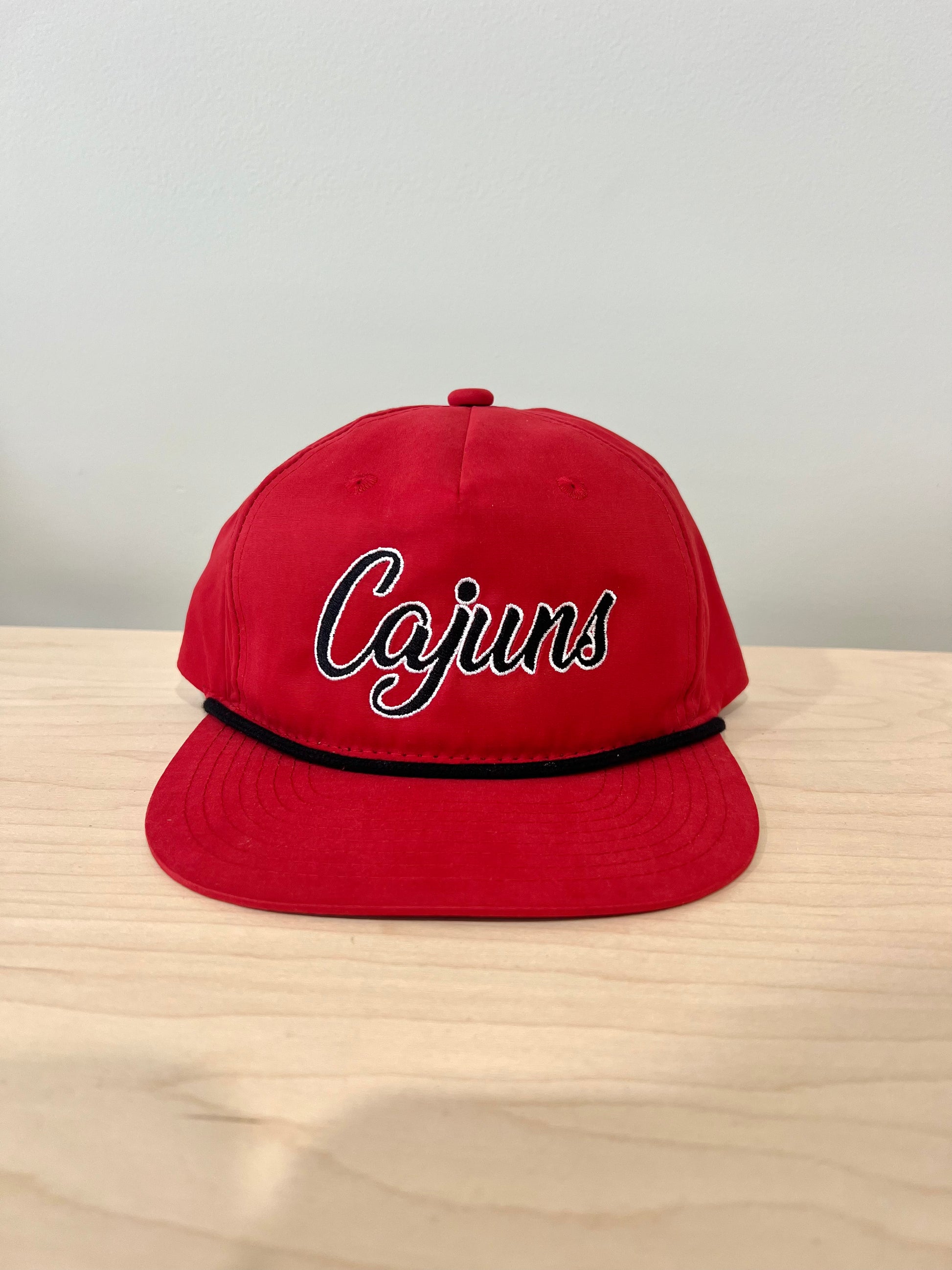 Cajuns Rope Hat - Red/Black