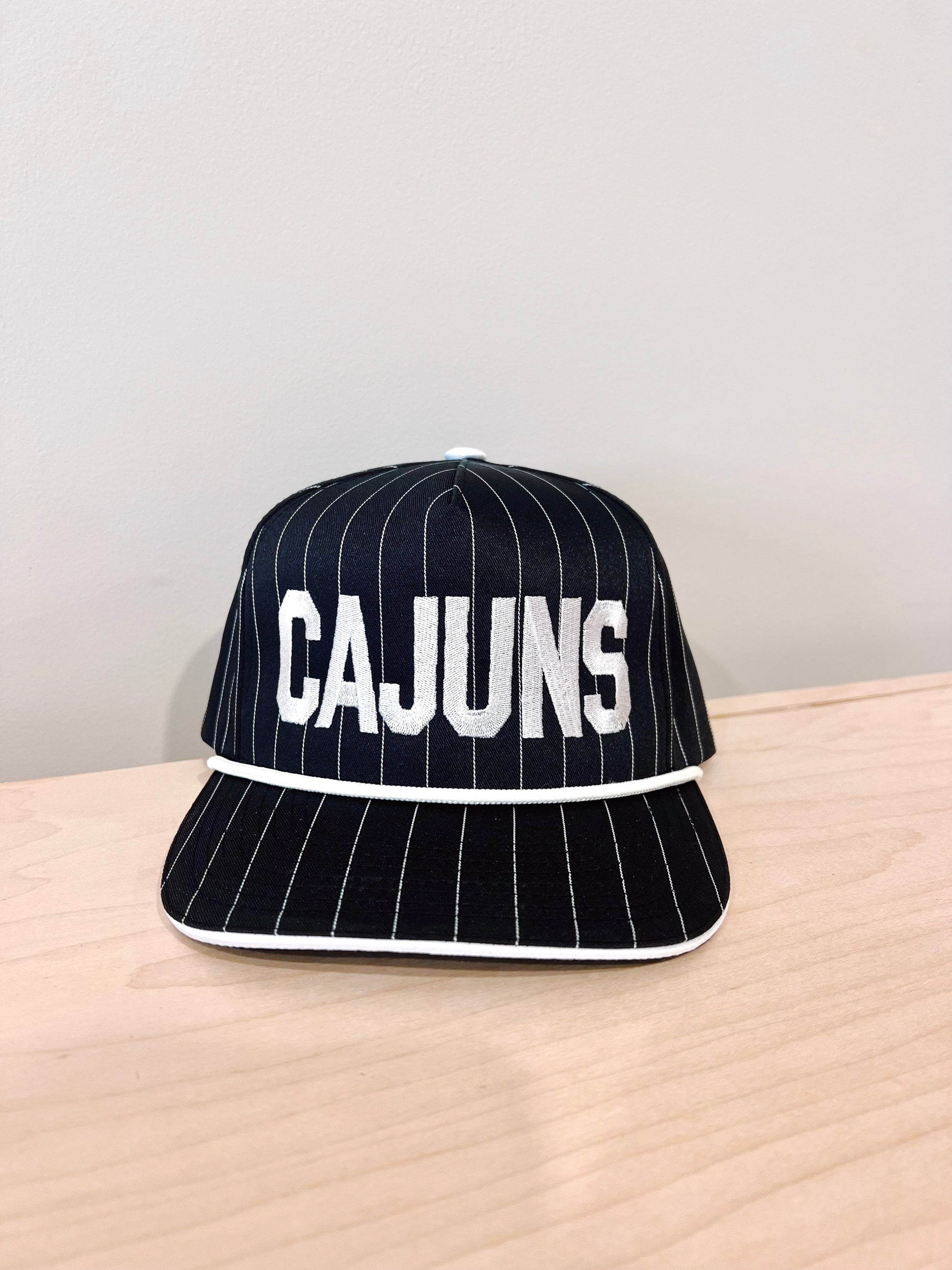 Striped Cajuns Trucker - Black