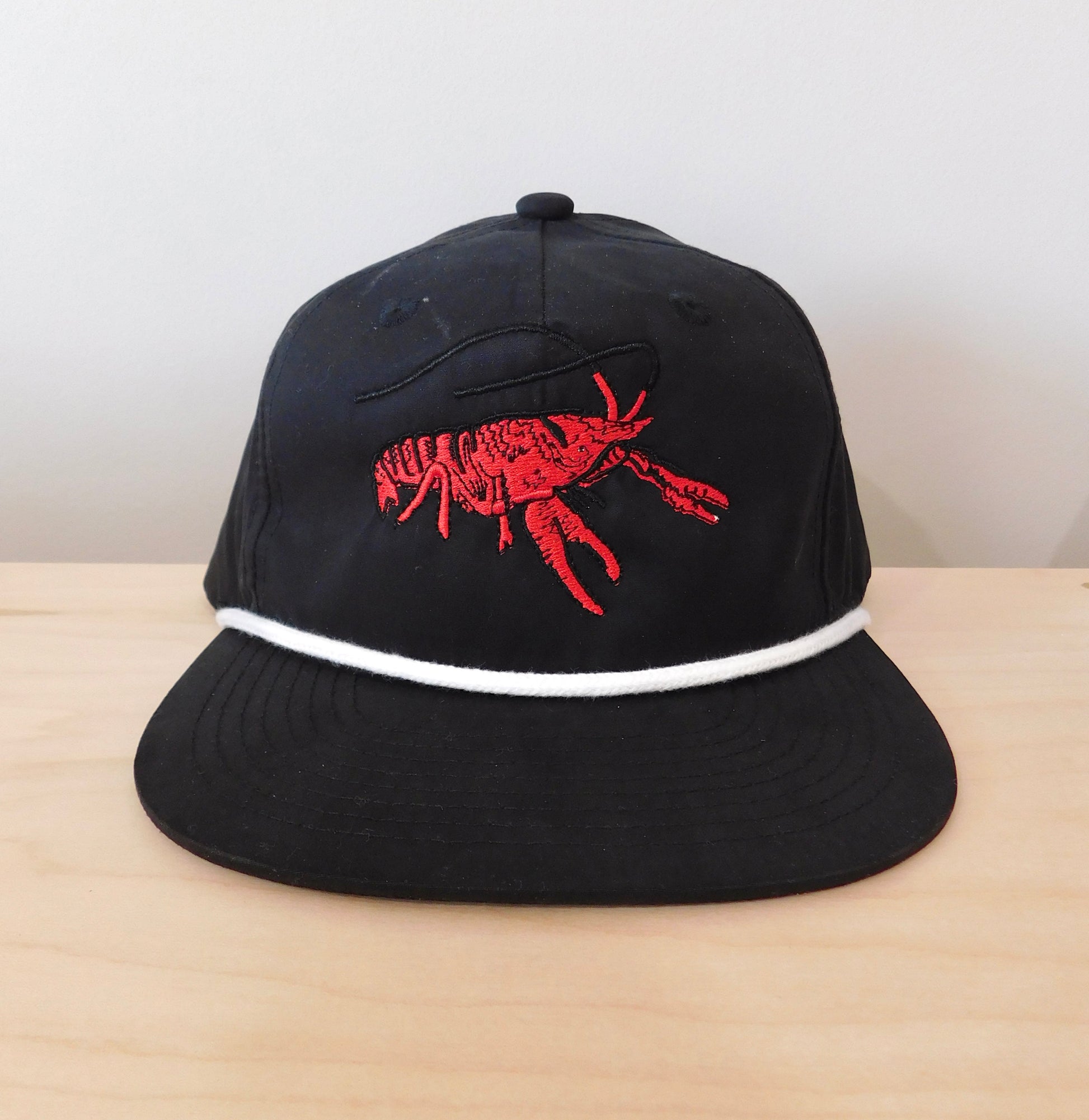 Crawfish Rope Hat - Black