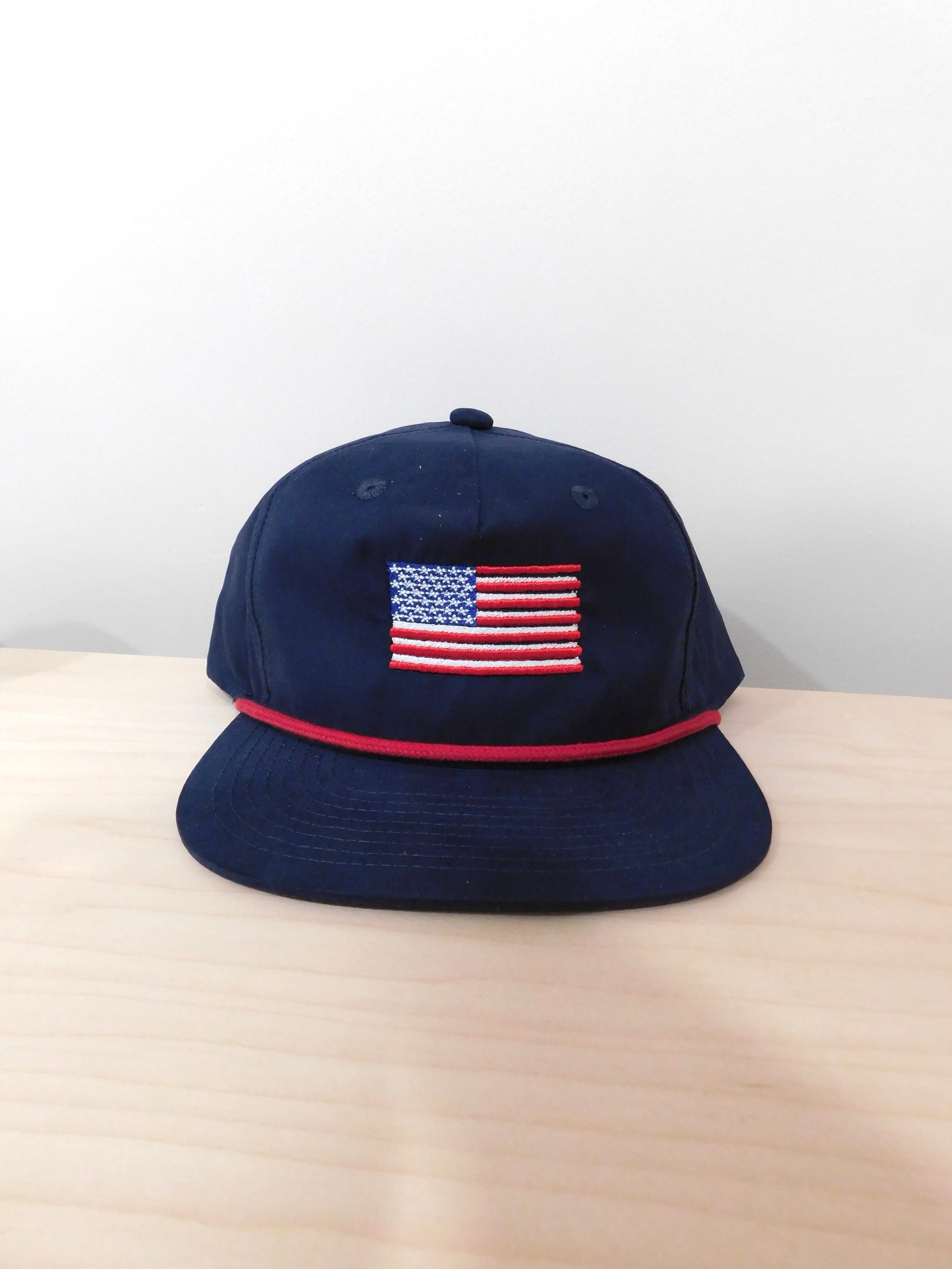 USA Flag Rope Hat - Navy