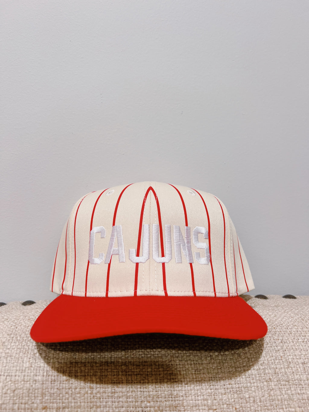 Cajuns Striped -  Red Trucker