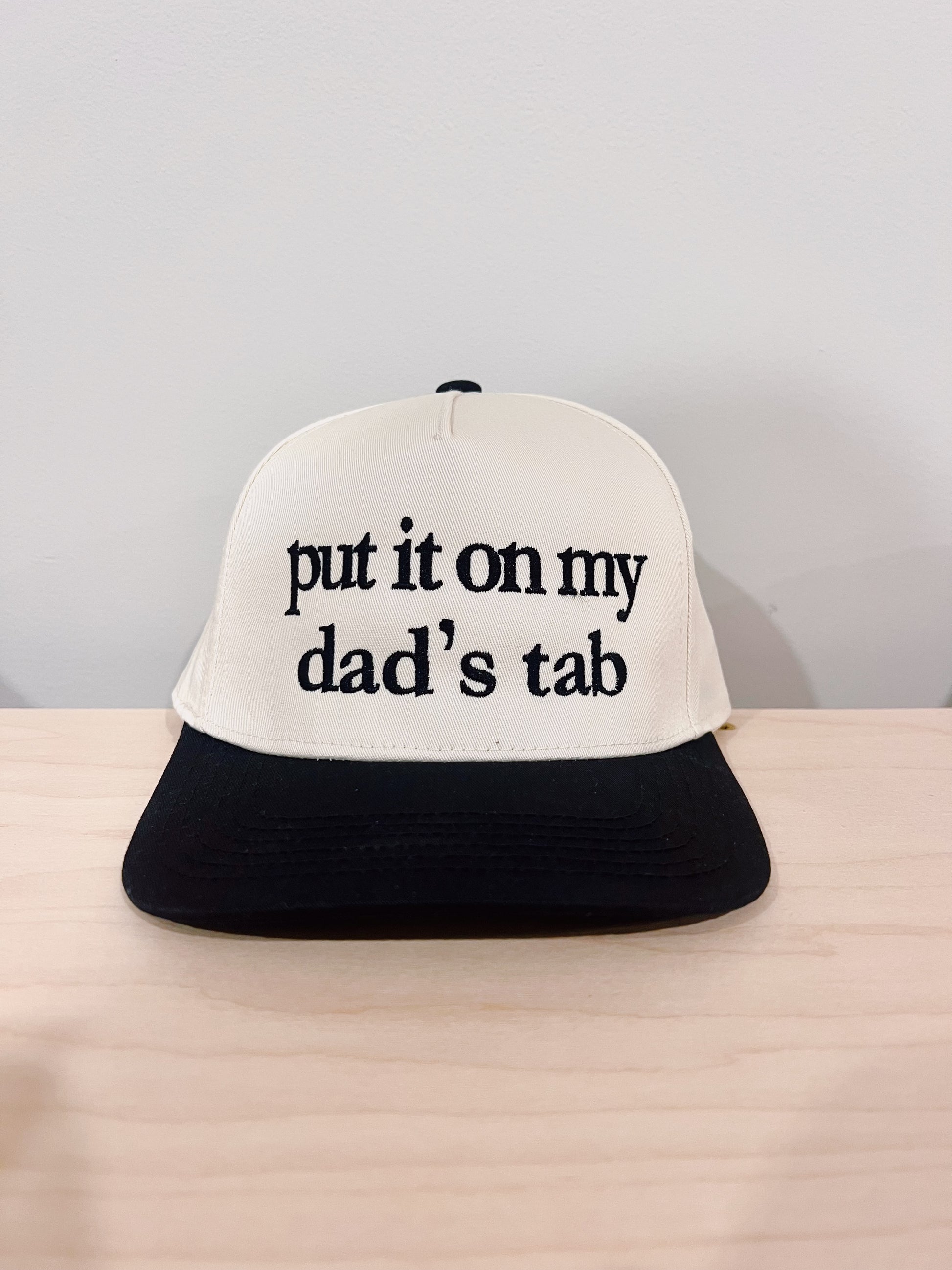 Put it on my dad’s tab - Black