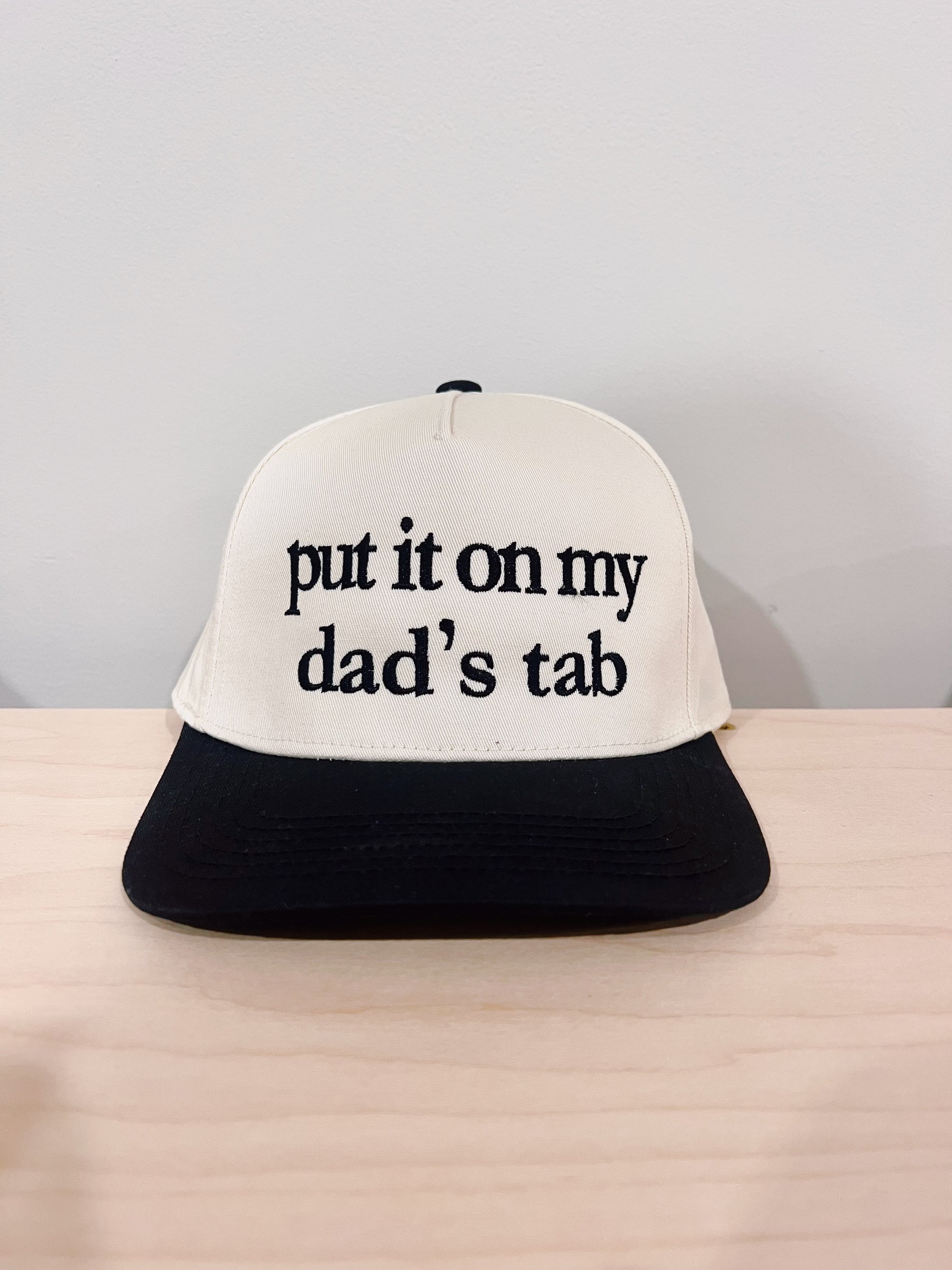 Put it on my dad’s tab - Black