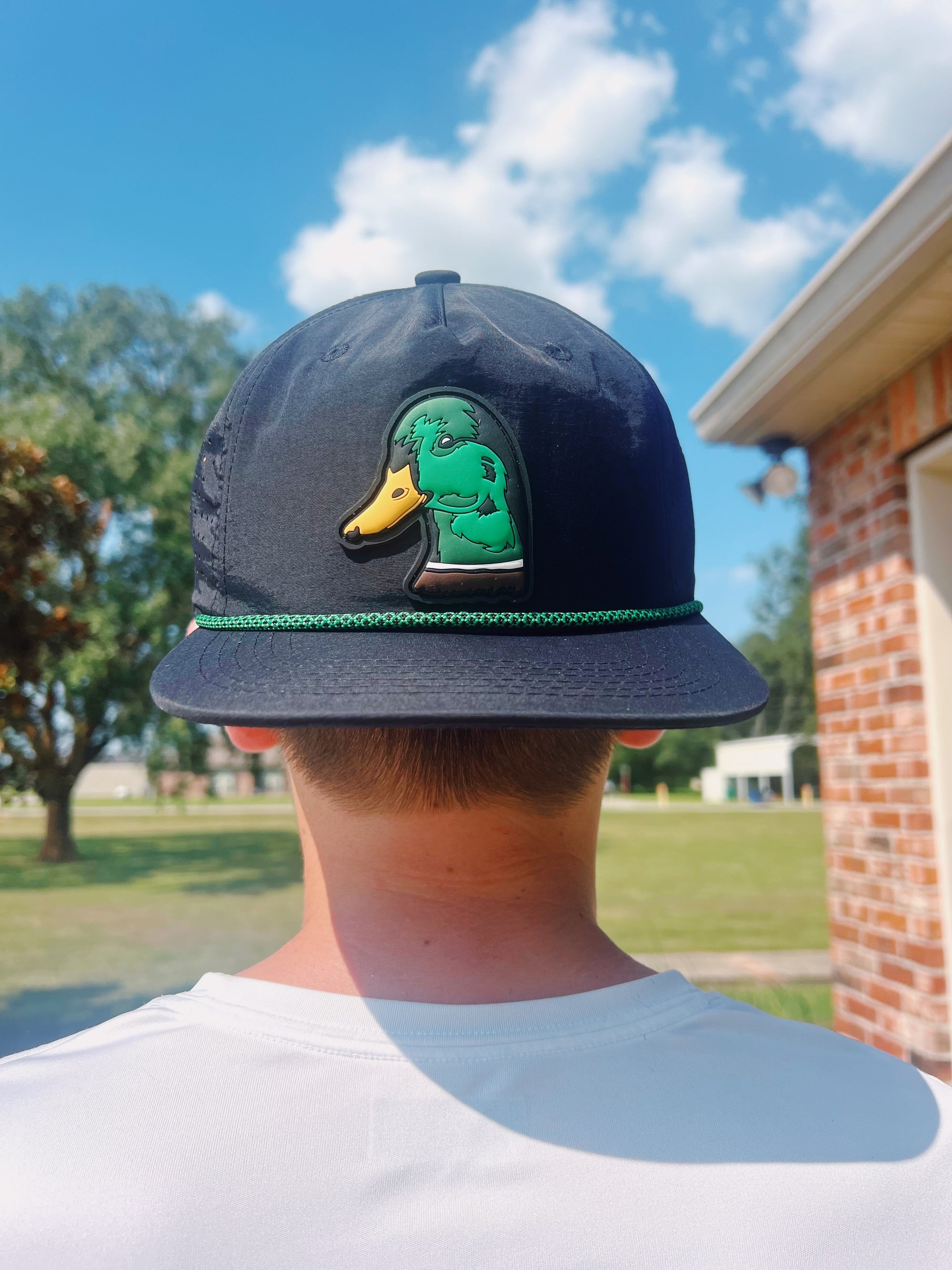 Black Greenhead Rope Hat