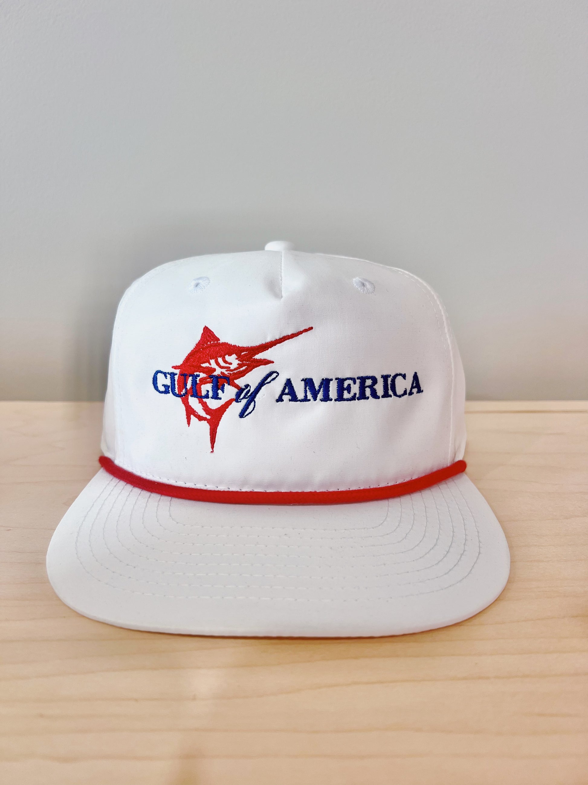 Gulf of America Rope Hat - White