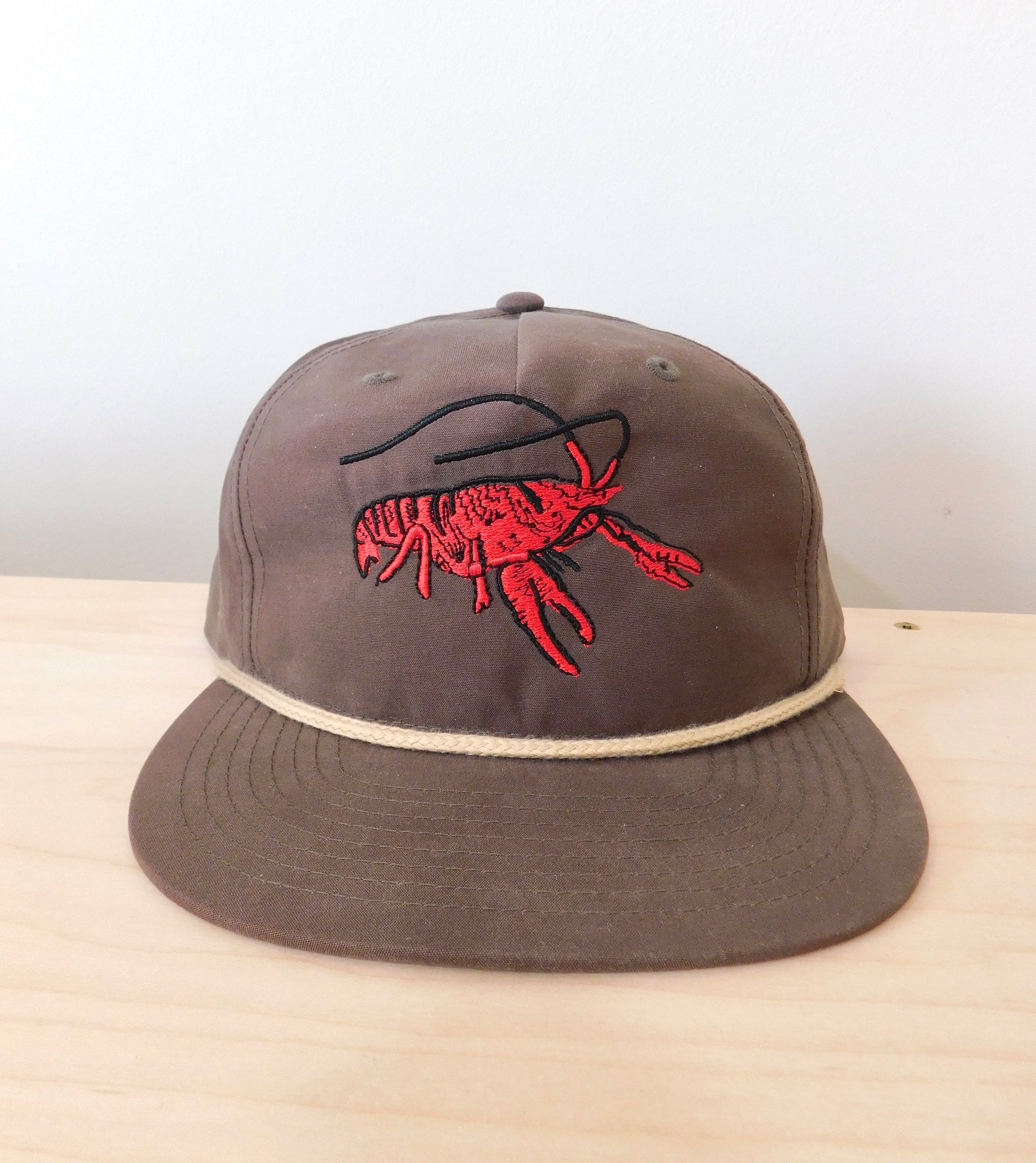 Crawfish Rope Hat - Brown