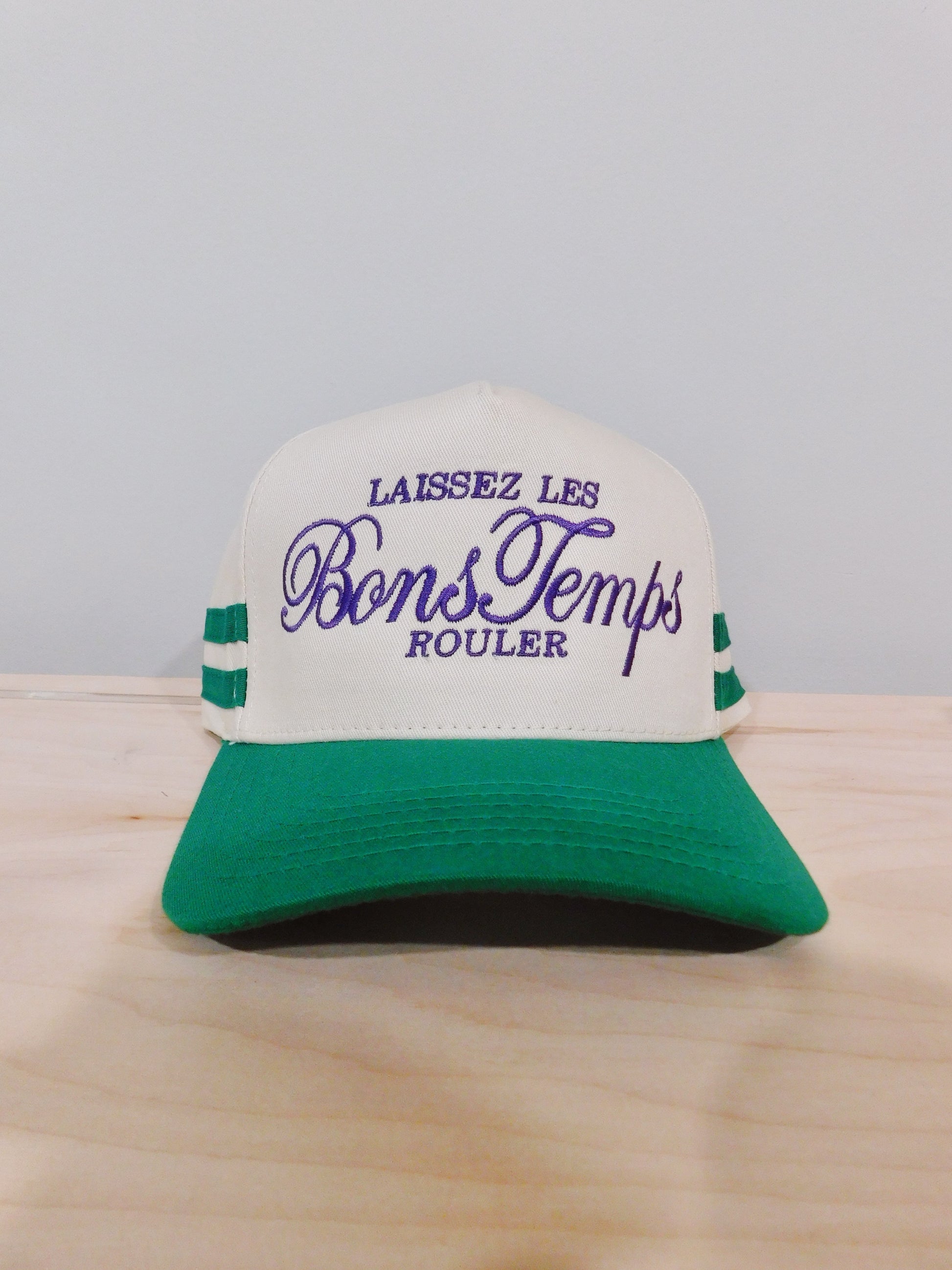 Laissez Les Bons Temps Rouler- Green/Purple