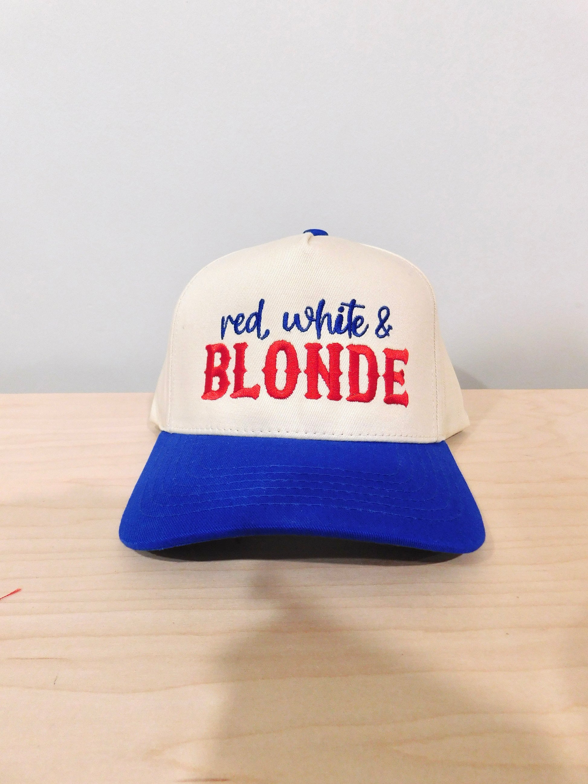 Red, White, & Blonde - Blue