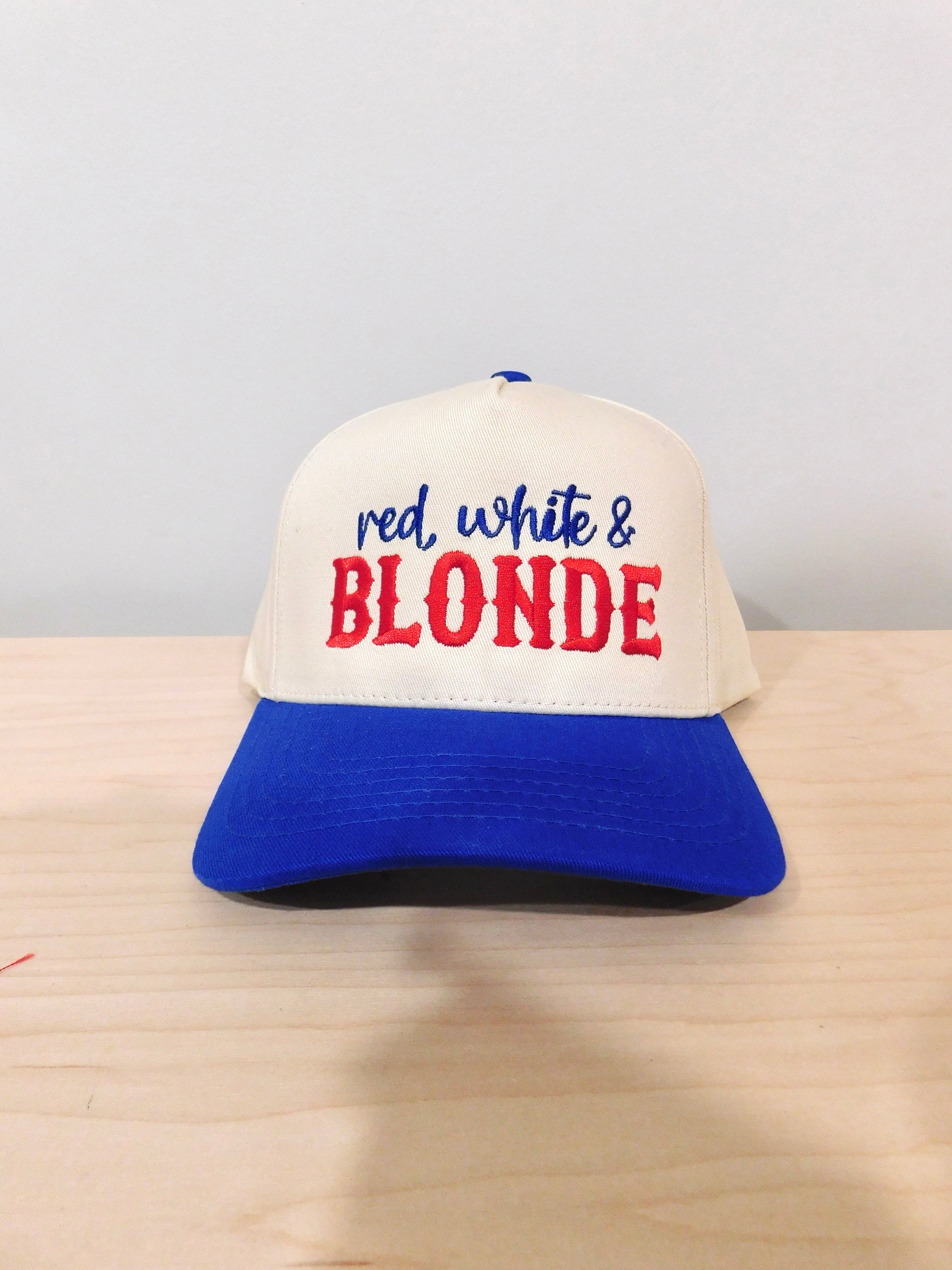 Red, White, & Blonde - Blue