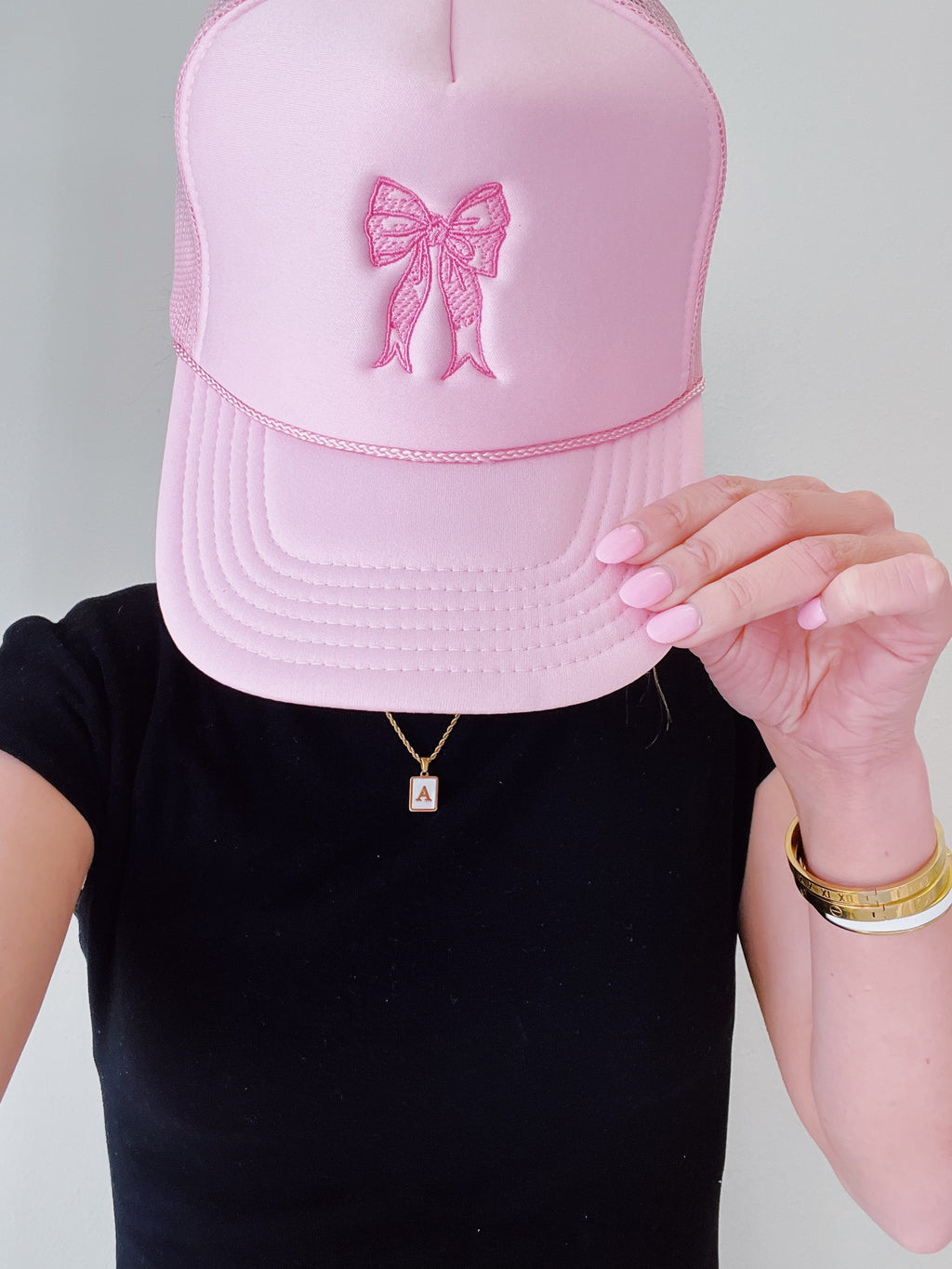 Bow Trucker - Pink