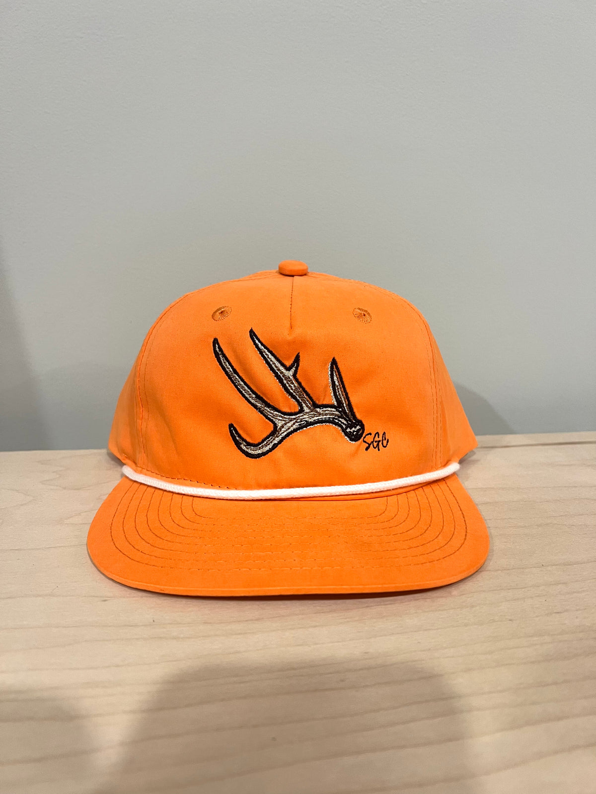 Antler Rope Hat - Orange