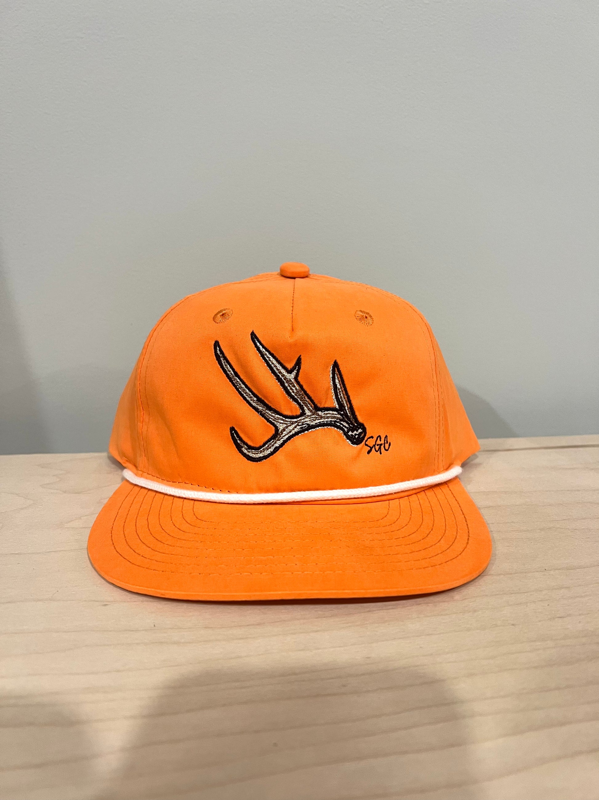 Antler Rope Hat - Orange
