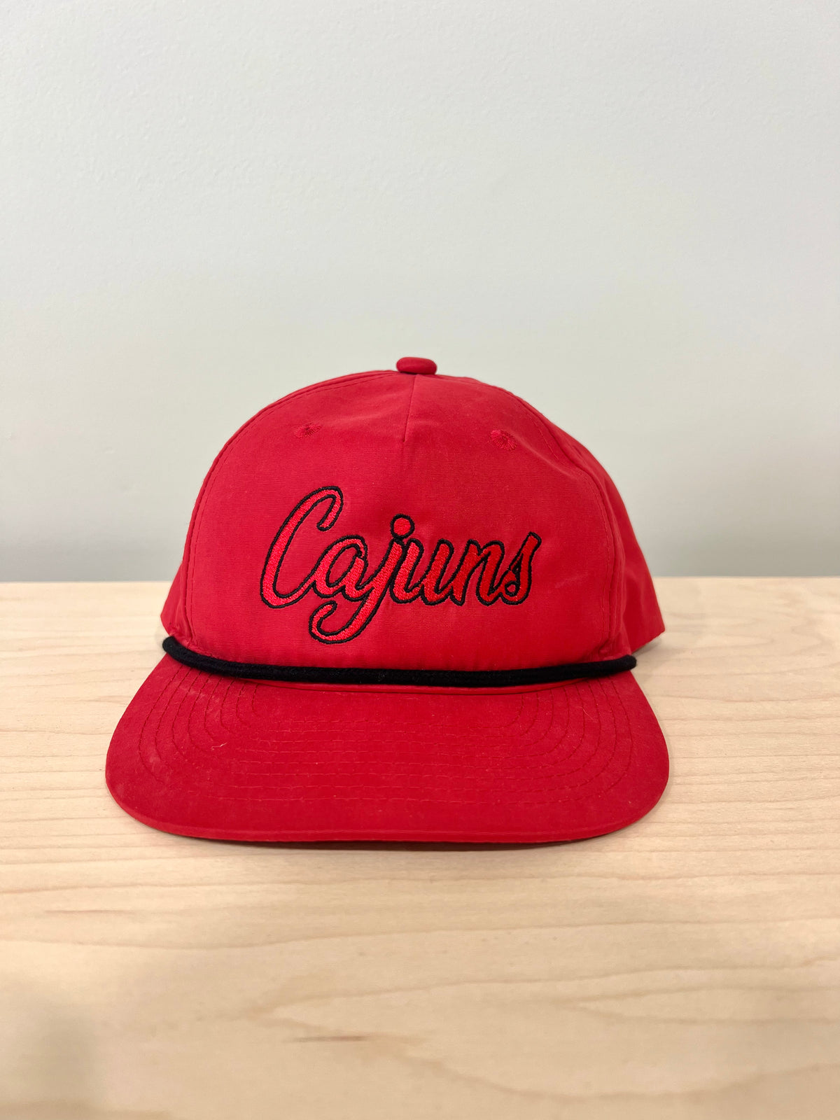 Cajuns Rope Hat - Red/Red
