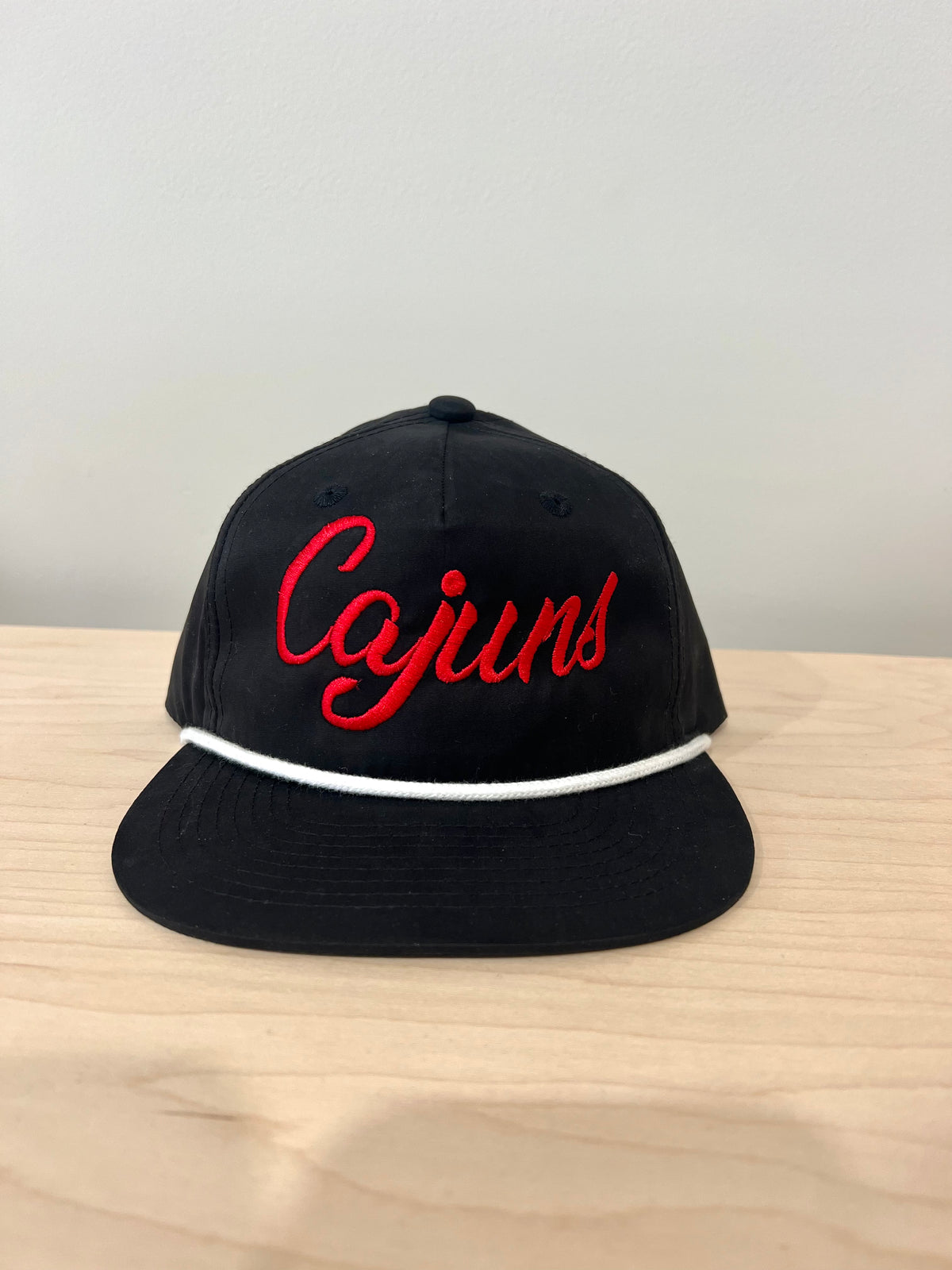 Cajuns Rope Hat - Black/Red