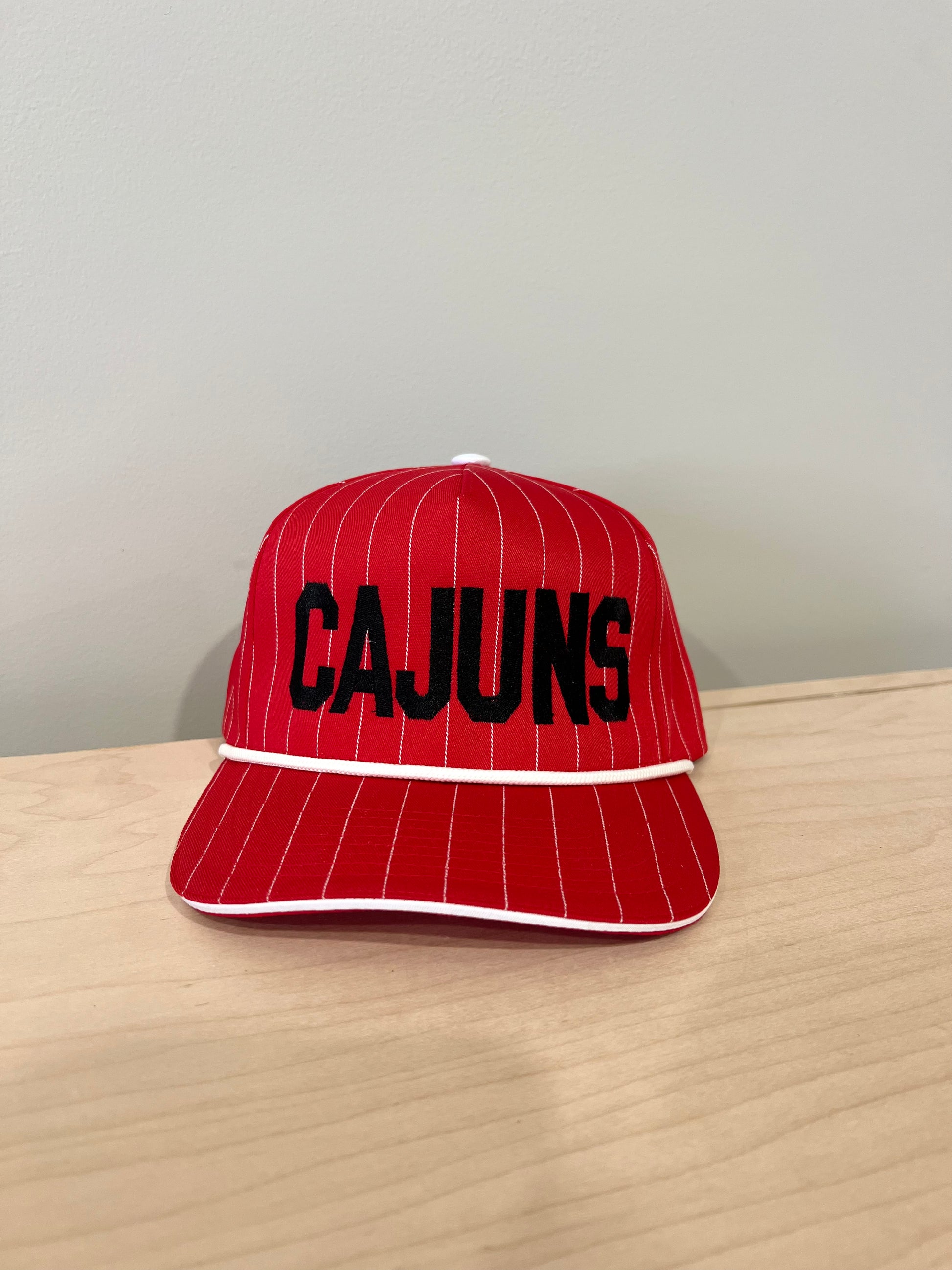 Striped Cajuns Trucker - Red