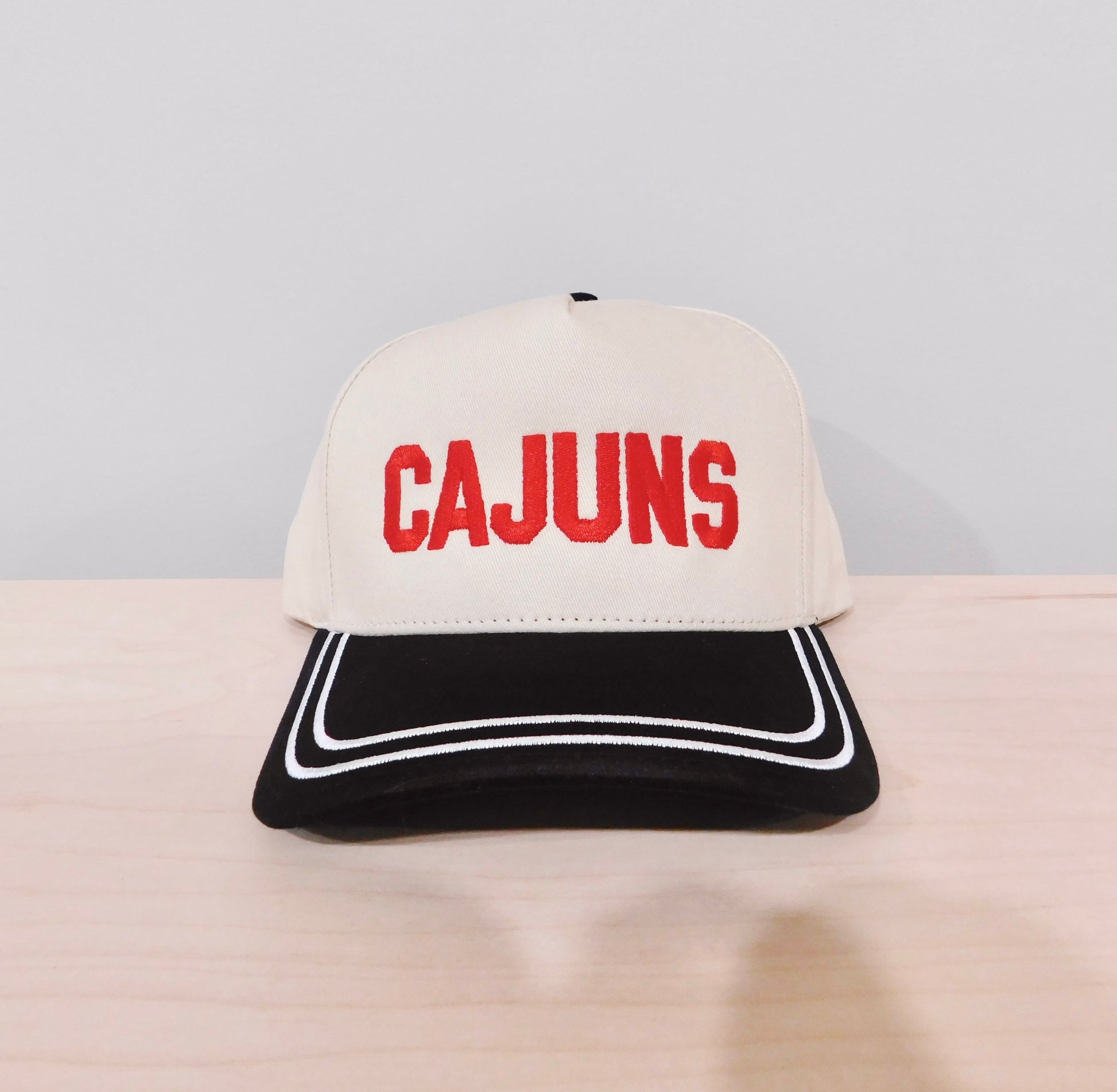 Cajuns Vintage Trucker - Black/Red