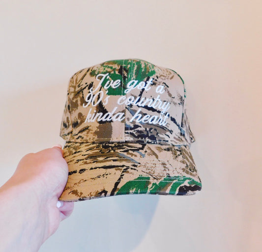 I’ve got a 90’s country kinda heart- Camo Trucker