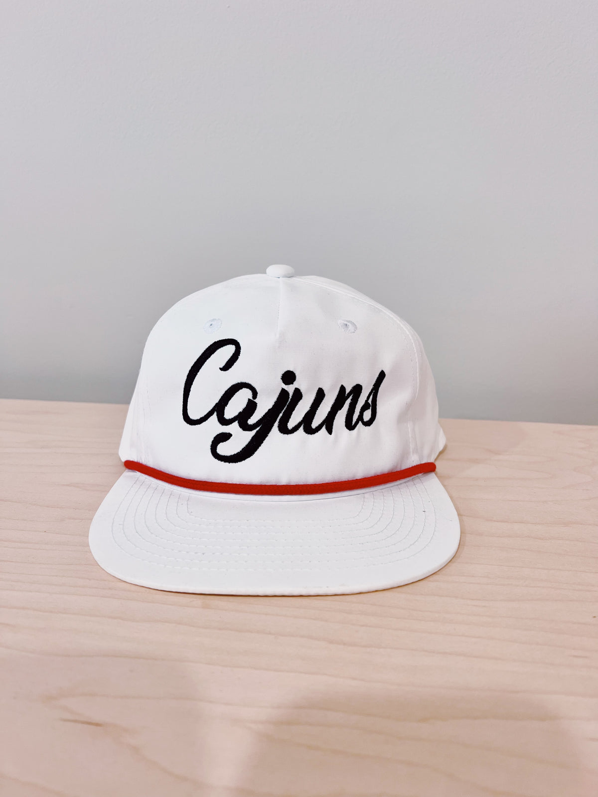 Cajuns Rope hat - White/Black
