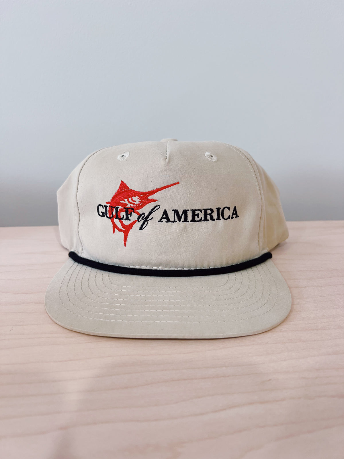 Gulf of America Rope Hat - Tan/black